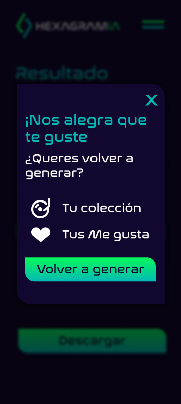 Pantalla generar sí