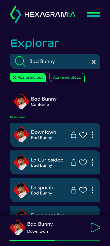 Pantalla explorar 3